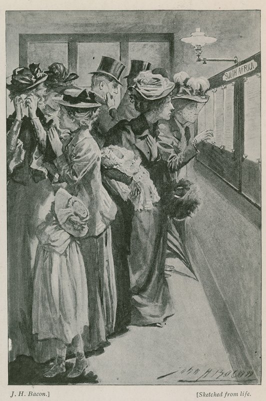 De lijst van slachtoffers bij het Ministerie van Oorlog door John Henry Frederick Bacon