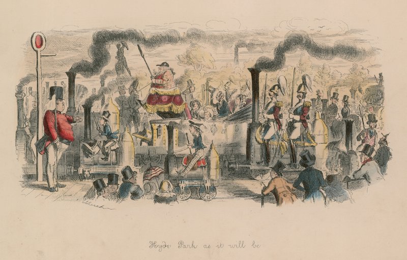 Hyde Park zoals het zal zijn door John Leech