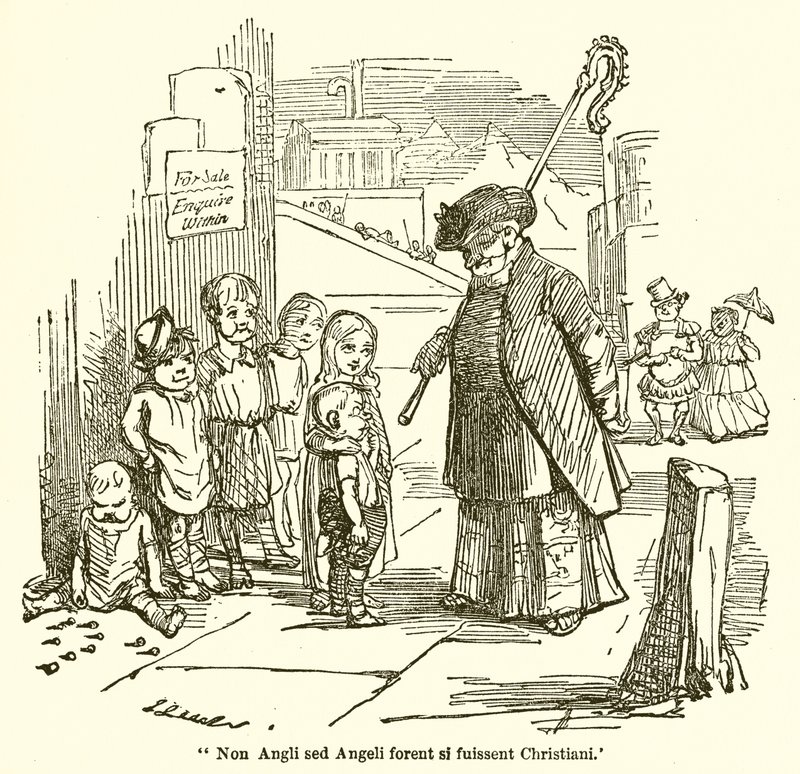 Non Angli Sed Angeli Forent Si Fuissent Christiani door John Leech