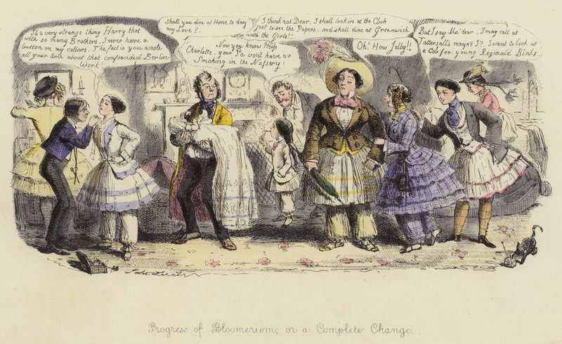 Voortgang van Bloomerism, of een complete verandering door John Leech
