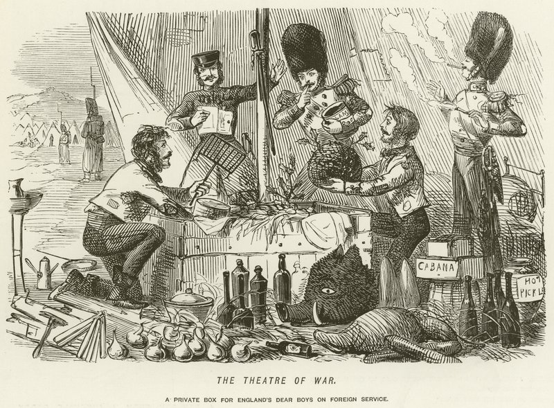 Het theater van de oorlog door John Leech