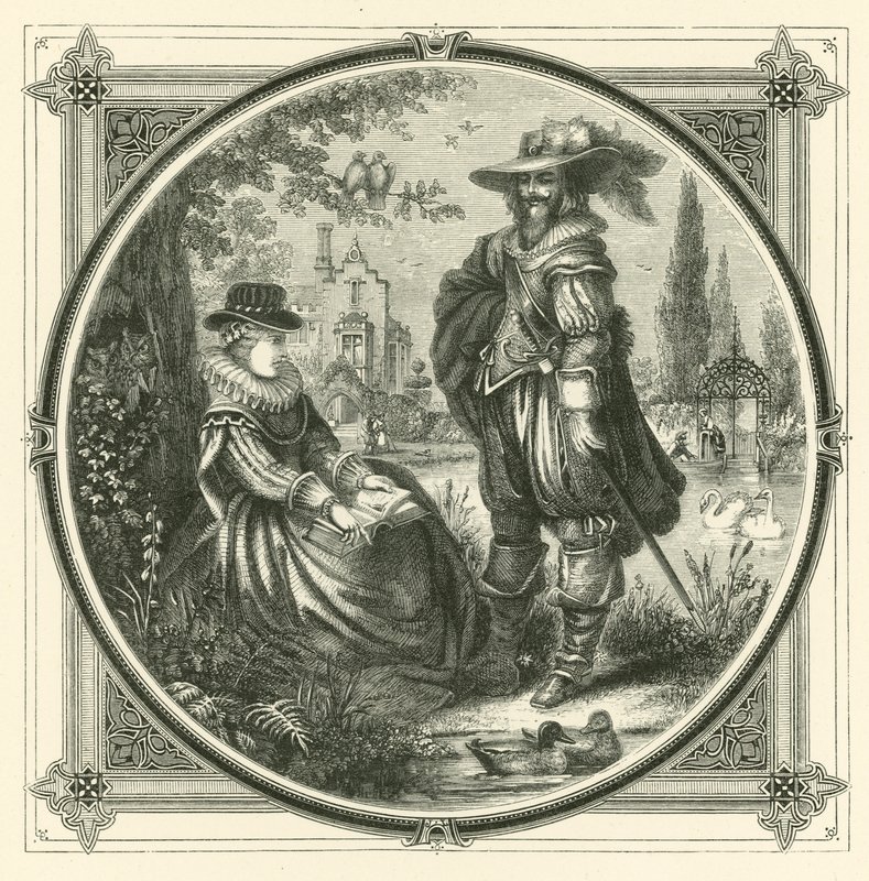 Vogels van dezelfde veren zullen samenkomen (gravure) door John Leighton