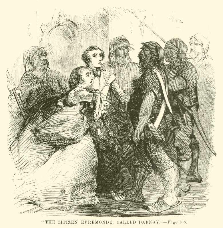 Illustratie voor A Tale of Two Cities door Charles Dickens door John McLenan