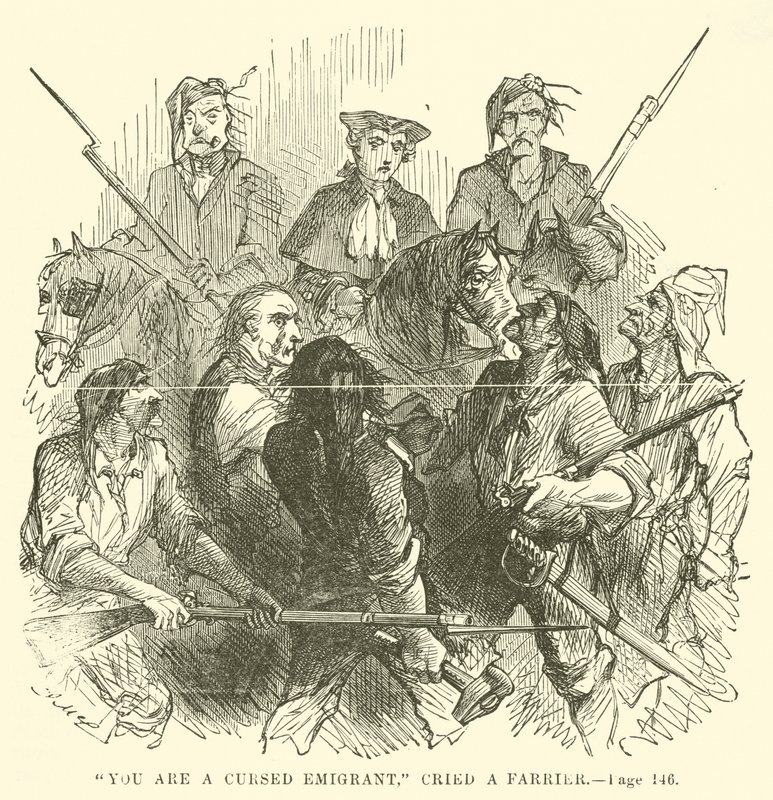 Illustratie voor A Tale of Two Cities door Charles Dickens door John McLenan
