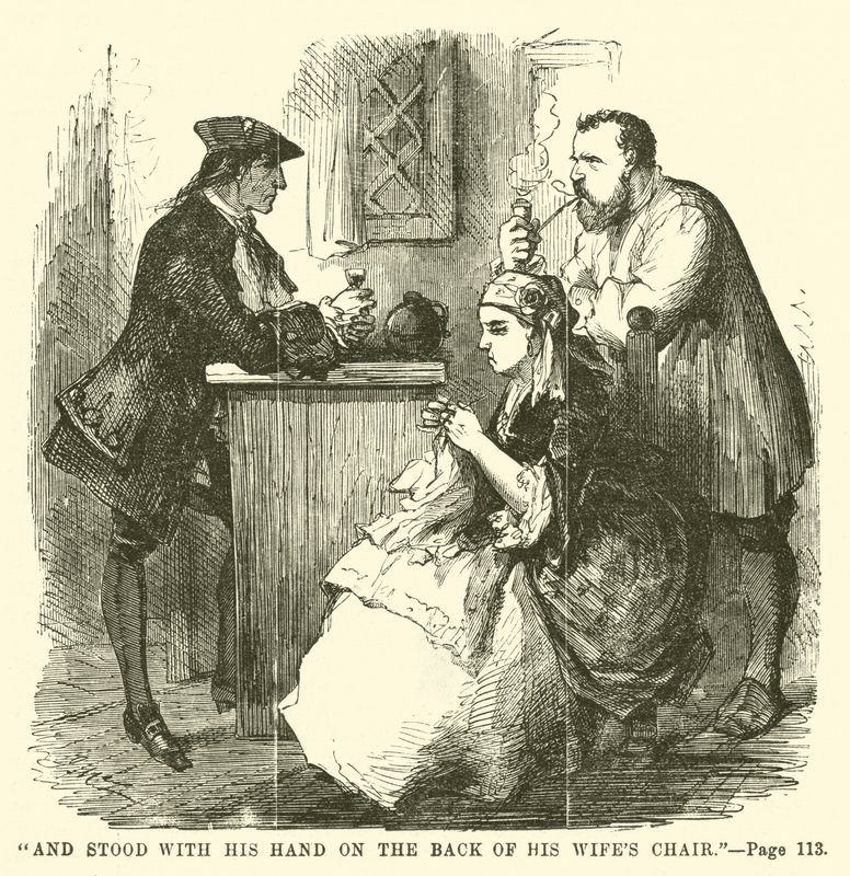 Illustratie voor A Tale of Two Cities door Charles Dickens door John McLenan