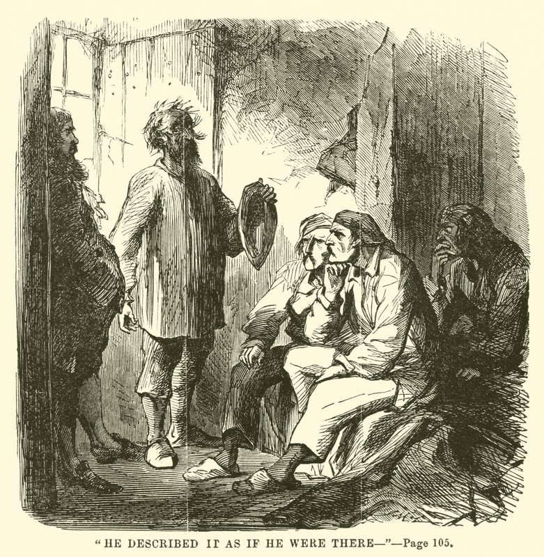 Illustratie voor A Tale of Two Cities door Charles Dickens door John McLenan