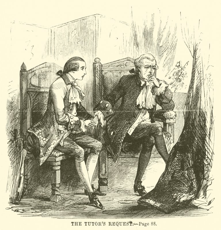 Illustratie voor Een verhaal over twee steden door Charles Dickens door John McLenan