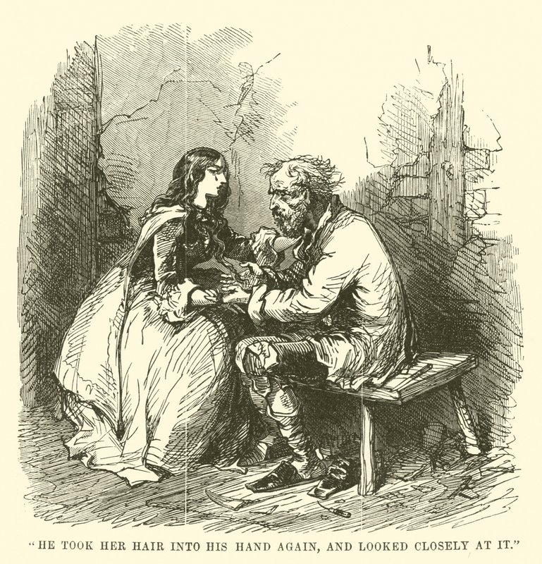 Illustratie voor Een verhaal over twee steden door Charles Dickens door John McLenan