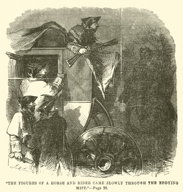 Illustratie voor Een verhaal over twee steden door Charles Dickens door John McLenan