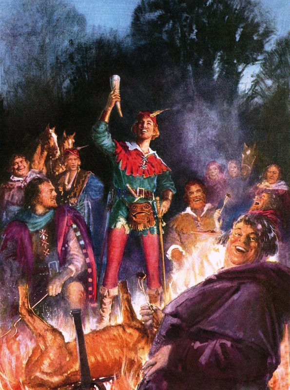 Robin Hood en zijn vrolijke mannen door John Millar Watt
