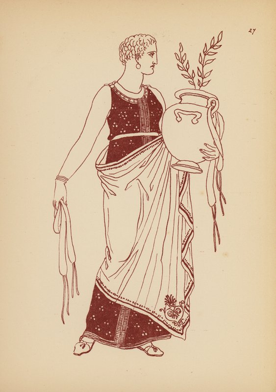 Oud-Griekse vrouwelijke kleding door John Moyr Smith