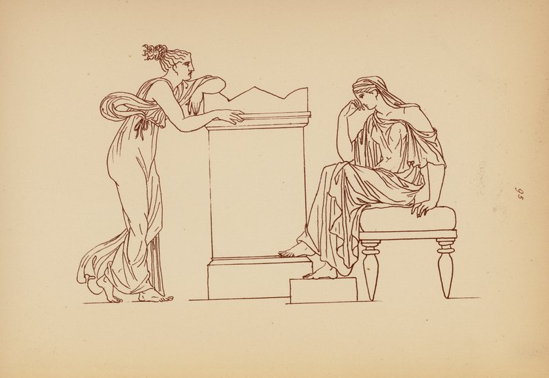 Oud-Griekse vrouwelijke kleding door John Moyr Smith