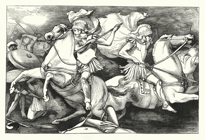 De Grote Tweelingbroeders door John Reinhard Weguelin