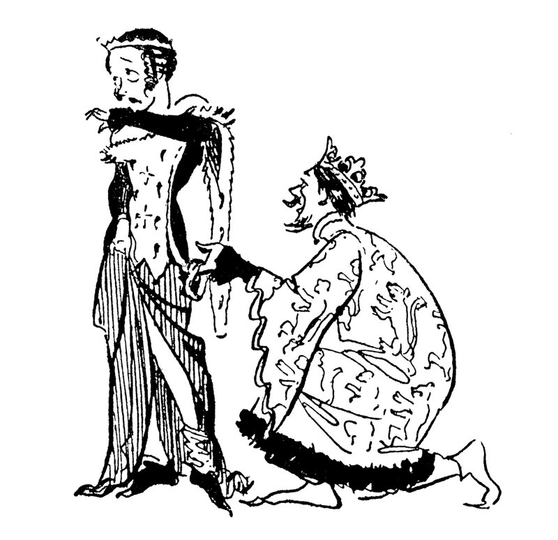 Koning Edward III En De Kousenband door John Reynolds