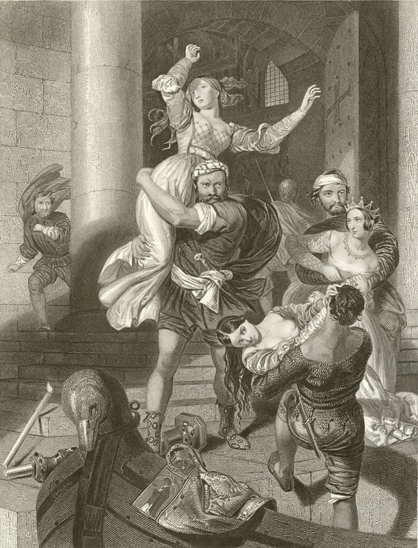 De bruiden van Venetië door John Rogers Herbert