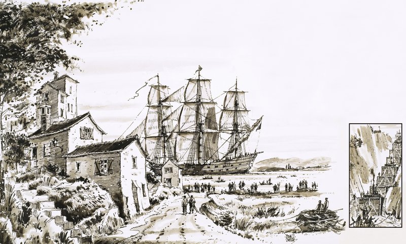 De inwoners van Languedoc hadden nog nooit grote schepen gezien door John S. Smith