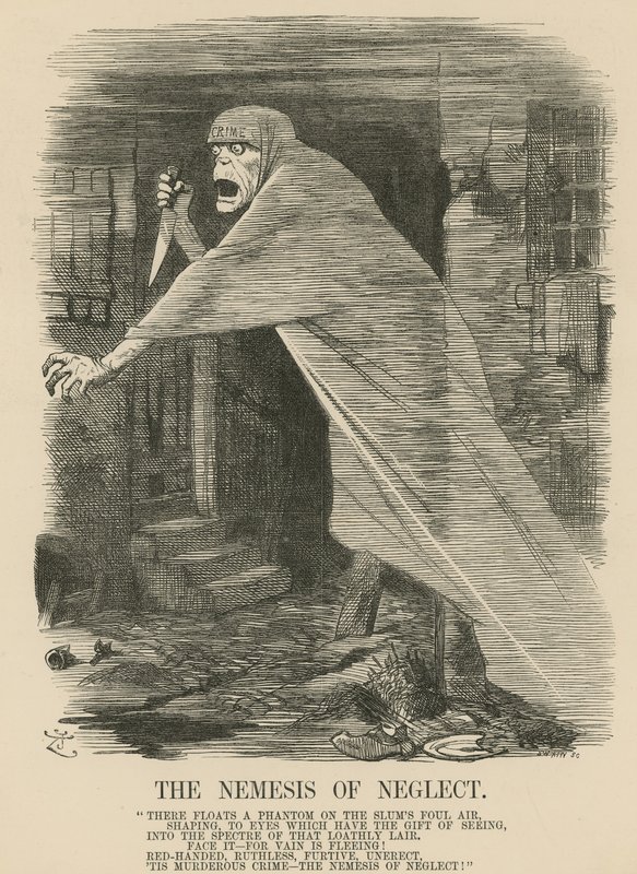 De Nemesis van verwaarlozing door John Tenniel
