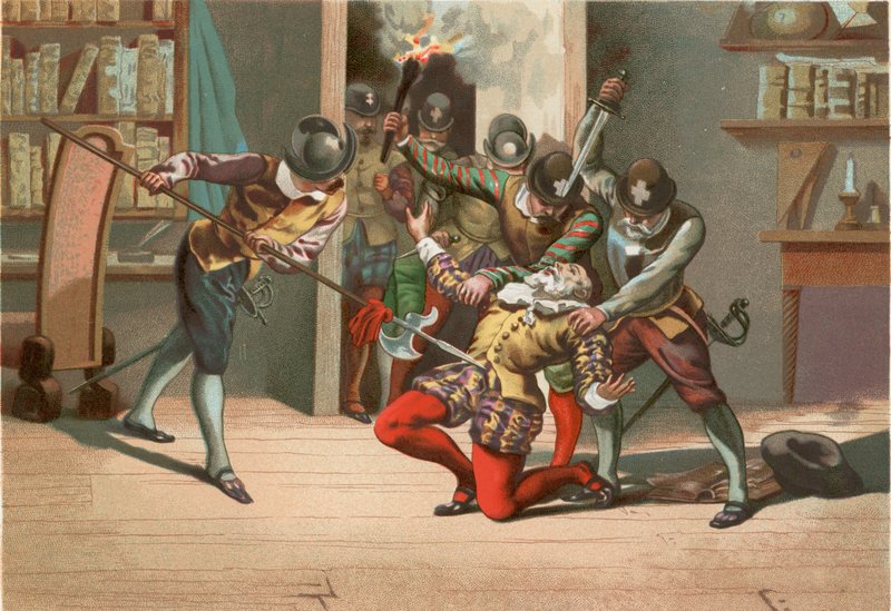 Dood van Ramus door Josep or Jose Planella Coromina