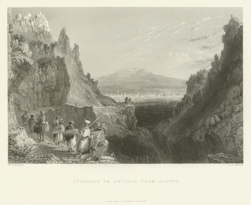 Toegang tot Antiochië vanuit Aleppo, 1837 door Joseph Clayton Bentley