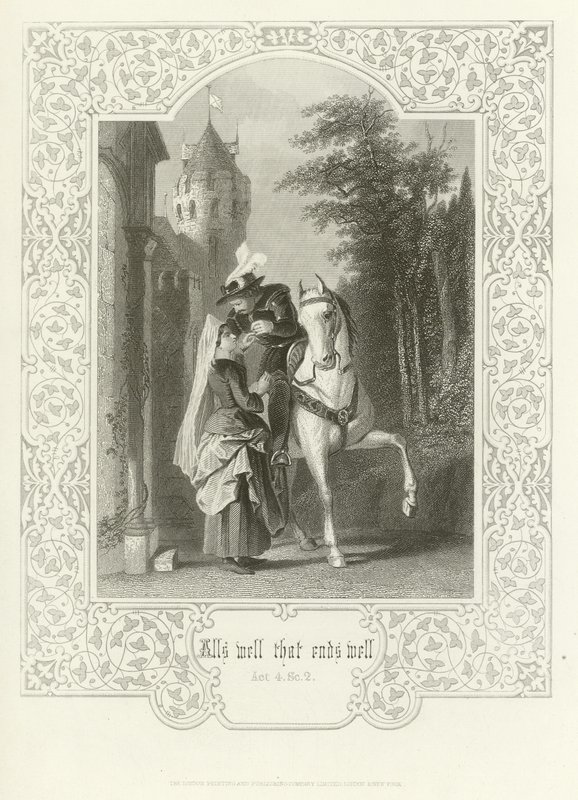 Eind goed, al goed, Act IV, scene ii door Joseph Kenny Meadows
