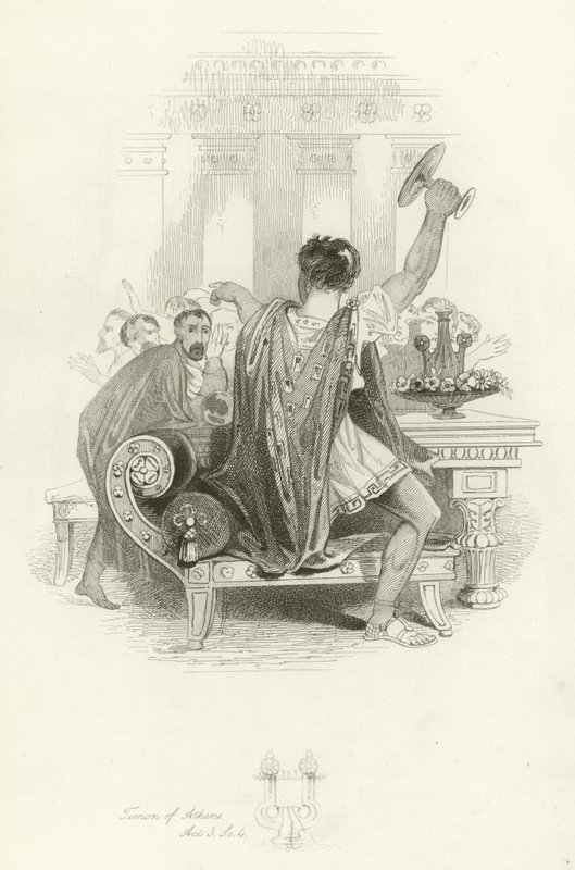 Timon van Athene door Joseph Kenny Meadows