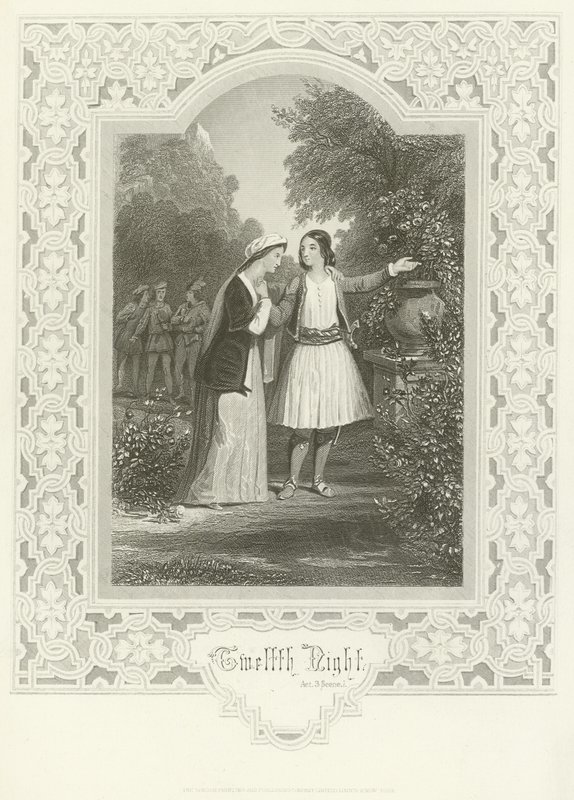 Driekoningenavond, Act III, scène i door Joseph Kenny Meadows