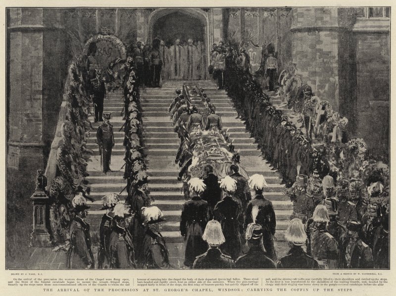 De Aankomst van de Processie bij St George