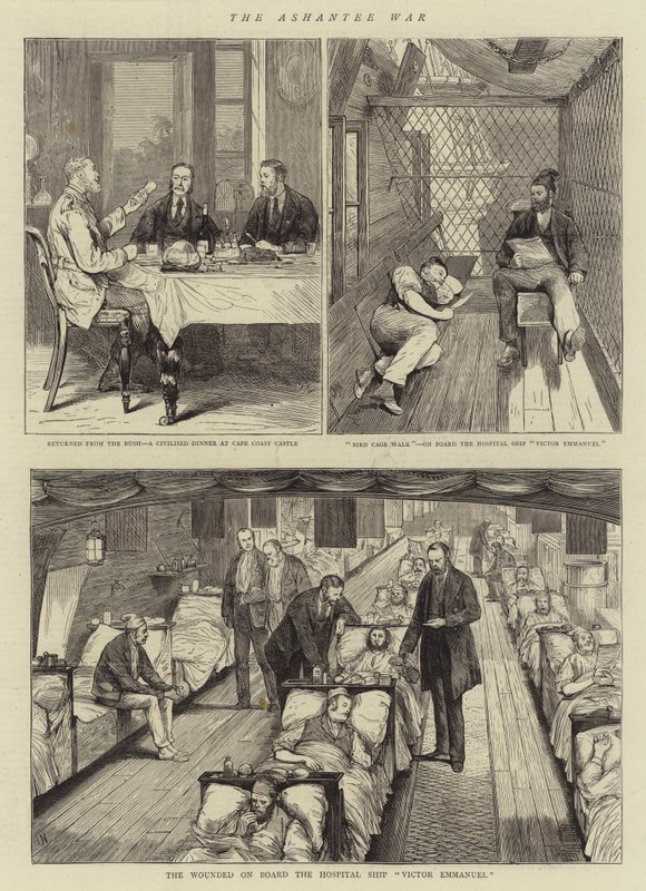 De Ashantee Oorlog door Joseph Nash