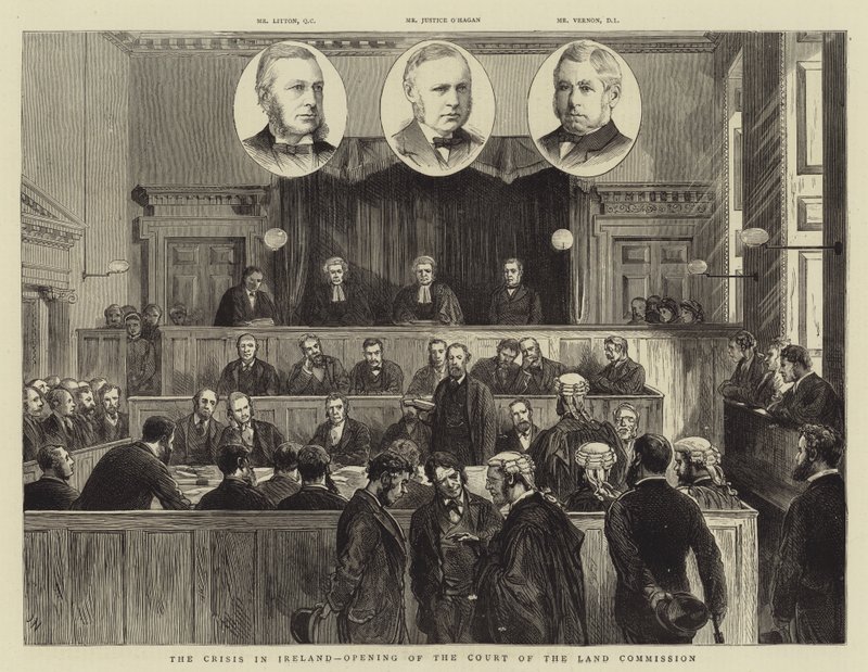 De Crisis in Ierland, Opening van de Landcommissie door Joseph Nash