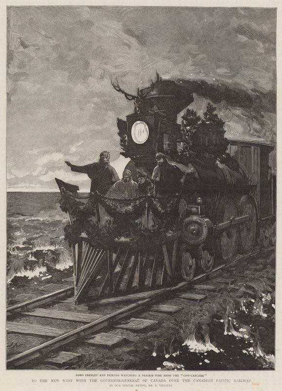 Naar het Nieuwe Westen met de Gouverneur-Generaal van Canada over de Canadian Pacific Railway door Joseph Nash