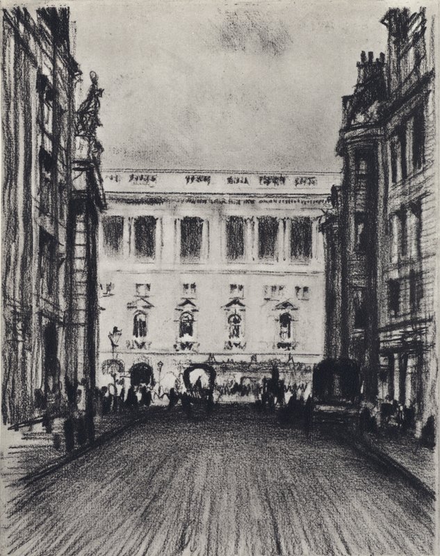The Gaiety door Joseph (after) Pennell