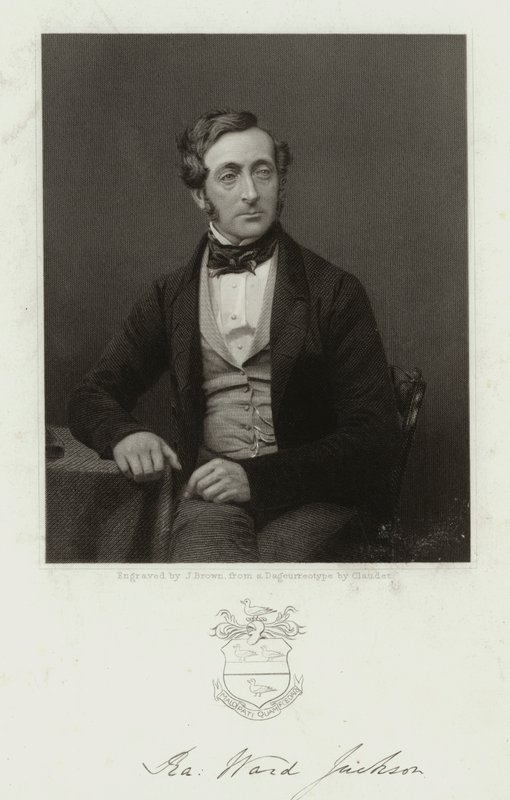 Ralph Ward Jackson, Britse advocaat, spoorwegvoorzitter, conservatieve politicus en parlementslid voor Hartlepool door Joseph Brown