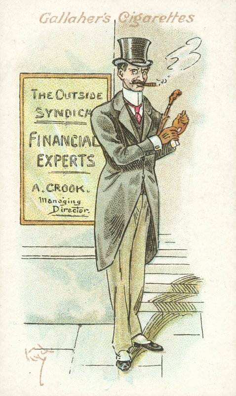 Aanbidders van de tabak Nr. 33 door Joseph Clayton (1856 1937) Clarke