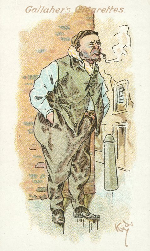 Aanbidders van de tabak nr. 7 door Joseph Clayton (1856 1937) Clarke