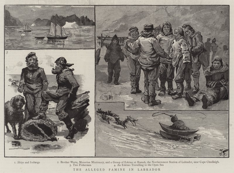 De vermeende hongersnood in Labrador door Joseph Finnemore