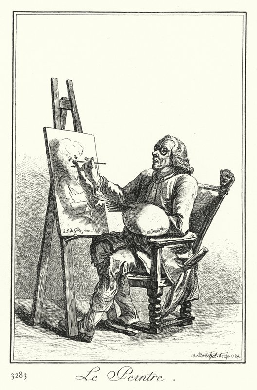 De Schilder door Joseph Franz von (after) Goez