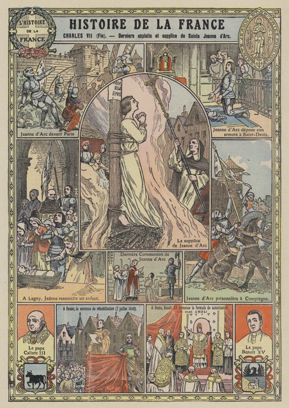 De laatste daden en executie van Jeanne d