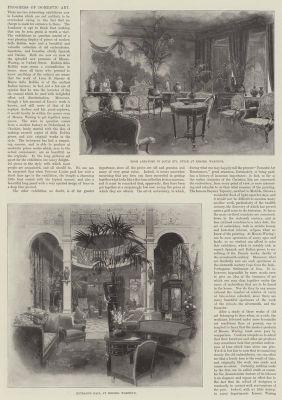 Vooruitgang van Huiselijke Kunst door Joseph Holland Tringham