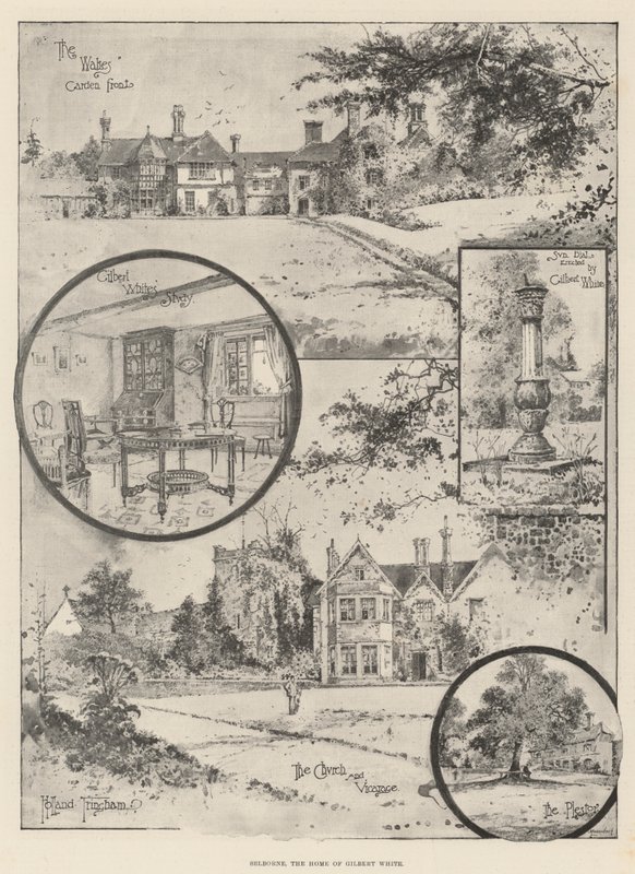 Selborne, het huis van Gilbert White door Joseph Holland Tringham