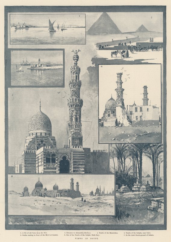 Uitzichten in Egypte door Joseph Holland Tringham