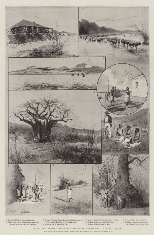 Met de Anglo-Portugese Grenscommissie in Oost-Afrika door Joseph Holland Tringham
