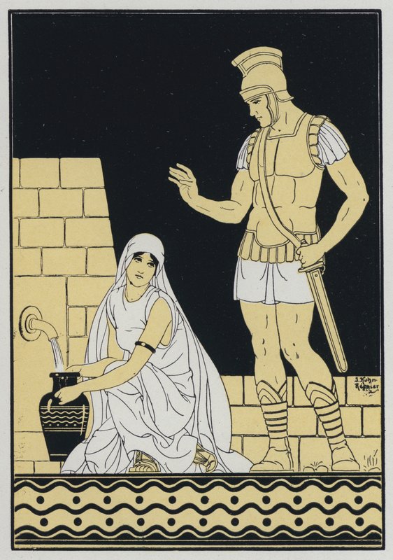 Geschiedenis van een Vestaalse maagd en een gedoofde vlam door Joseph Kuhn Regnier