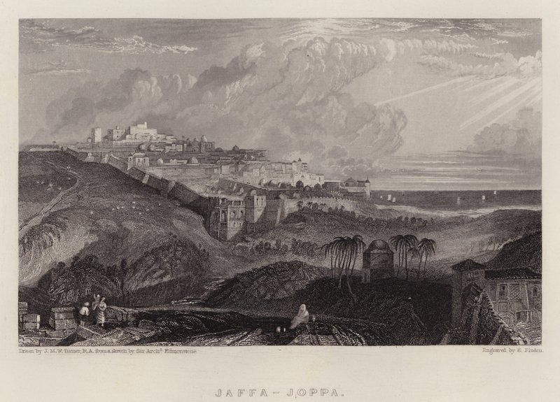 Jaffa, Joppa door Joseph Mallord William (after) Turner