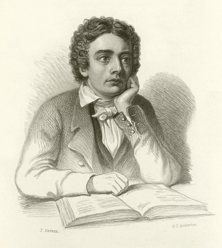 John Keats door Joseph Severn