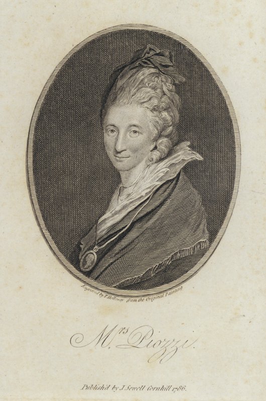 Hester Lynch Piozzi, Welsh geboren dagboekschrijver en auteur door Joshua (after) Reynolds