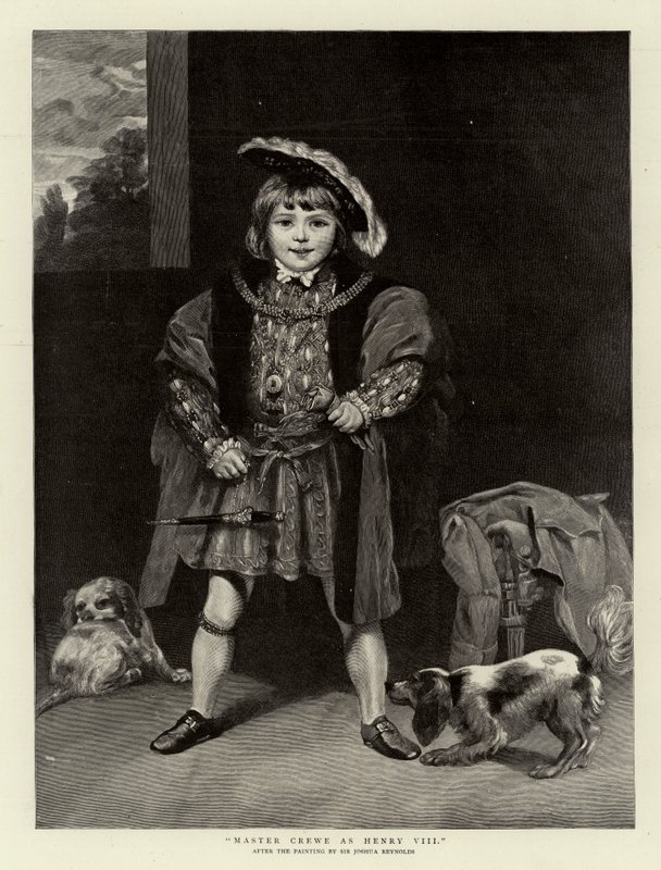 Meester Crewe als Hendrik VIII door Joshua Reynolds
