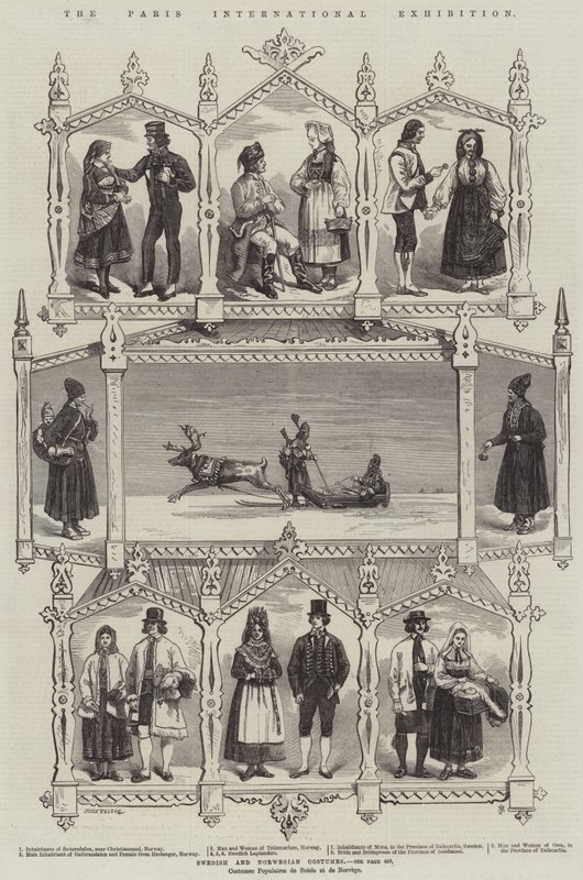 De internationale tentoonstelling van Parijs door Jules Pelcoq