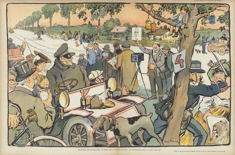 Illustratie voor Le Rire door Jules Abel Faivre