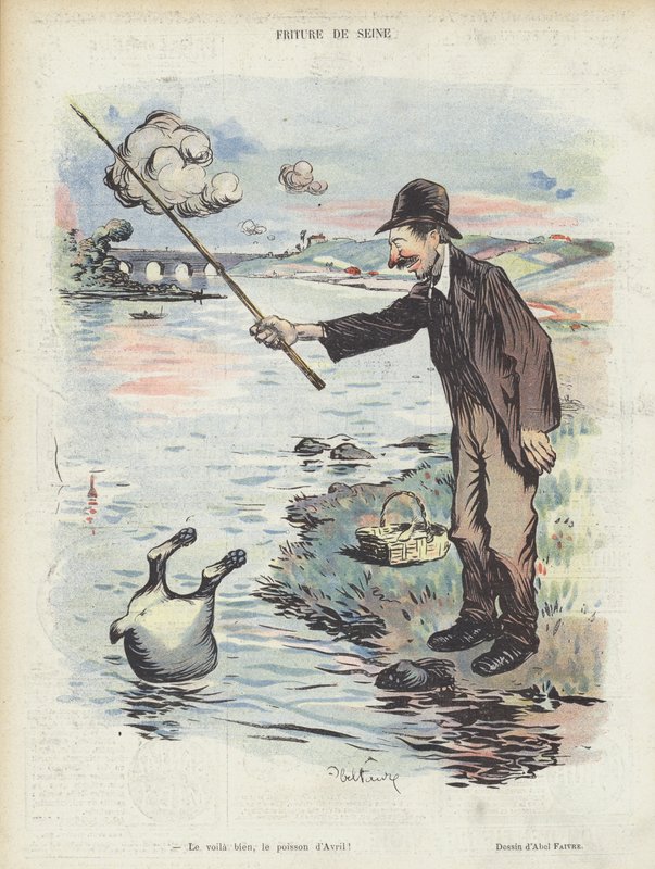 Illustratie voor Le Rire door Jules Abel Faivre