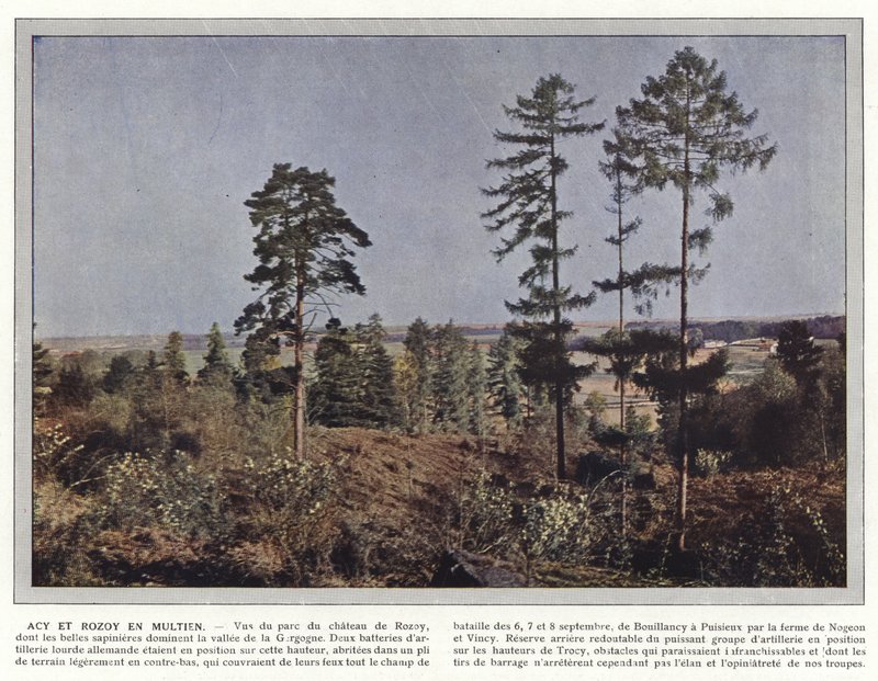 Acy en Rozoy en Multien door Jules Gervais-Courtellemont